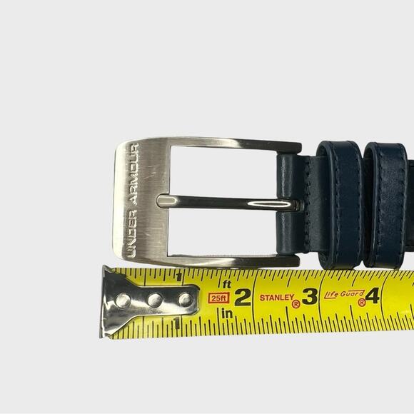 Under Armour Mens No Hole Stretch Belt Braided Webbed Multi Blue Golf Active OS - Picture 5 of 8